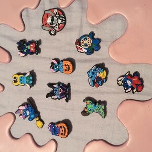 Halloween Stitch Shoe Charms set of 11